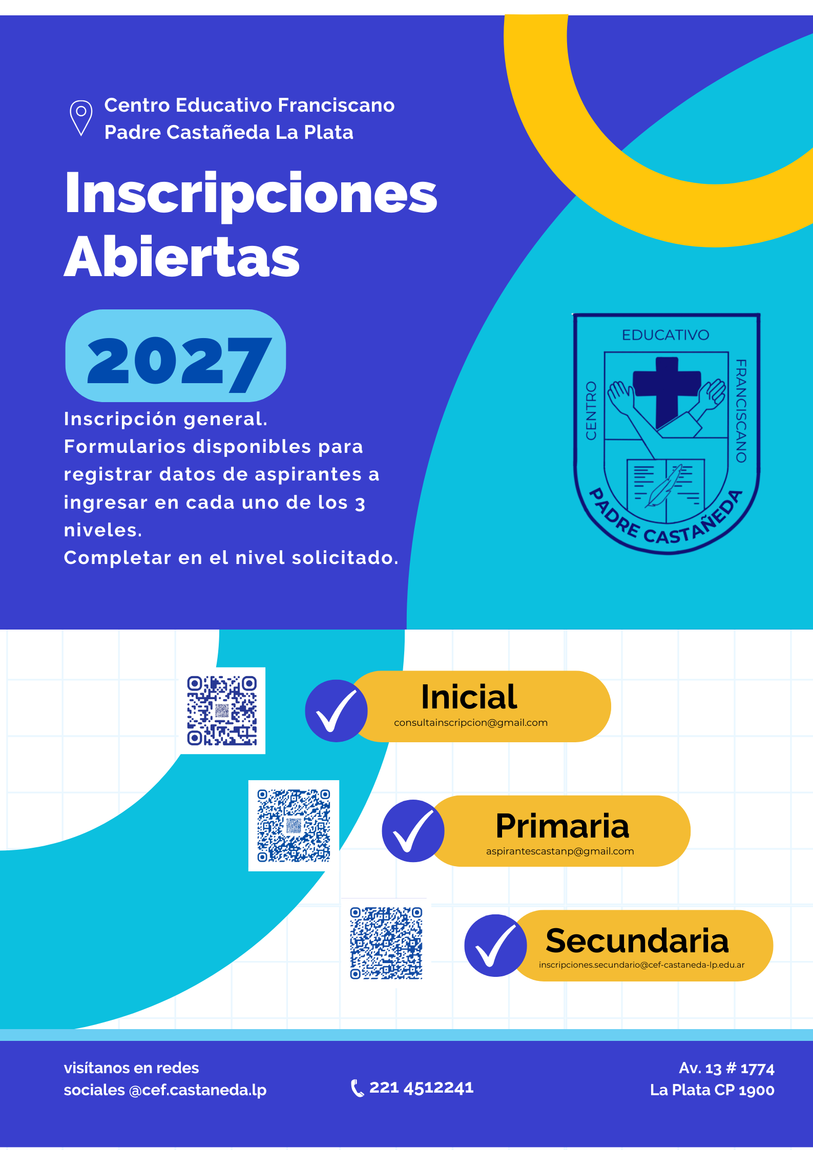 QR para inscripciones 2027